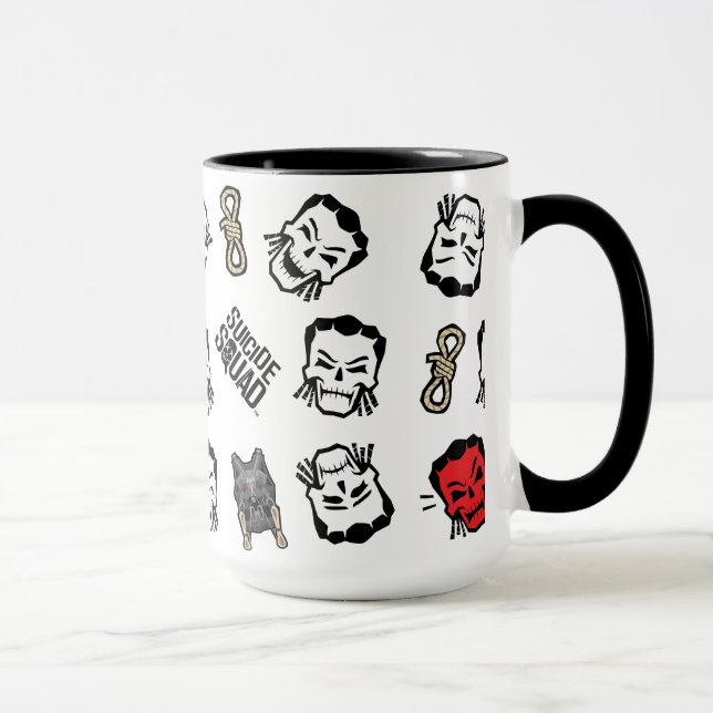 Suicide Squad | Slipknot Emoji Mönster Mugg (Höger)