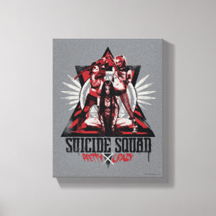 Suicide Squad Söt Crazy Squad Girls Canvastryck