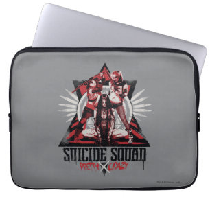 Suicide Squad Söt Crazy Squad Girls Laptop Fodral