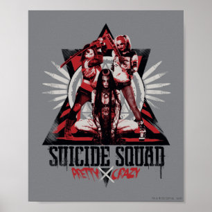 Suicide Squad   Söt Crazy Squad Girls Poster