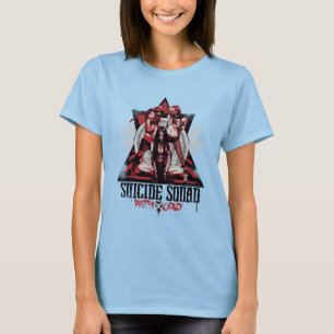 Suicide Squad   Söt Crazy Squad Girls Tee Shirt