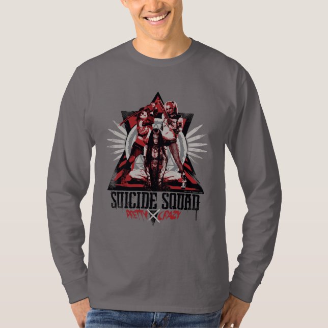 Suicide Squad | Söt Crazy Squad Girls Tröja (Framsida)
