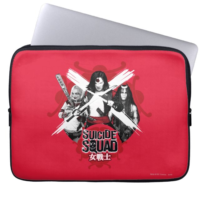 Suicide Squad | Squad Girls "Female Warrior" Laptop Sleeve (Framsidan)