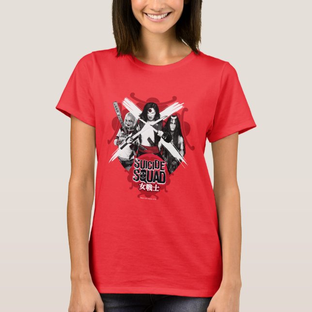 Suicide Squad | Squad Girls "Female Warrior" Tee (Framsida)