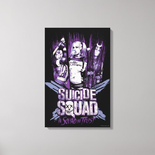 Suicide Squad | Squad Girls "In Squad We Trust" Canvastryck (Framsida)