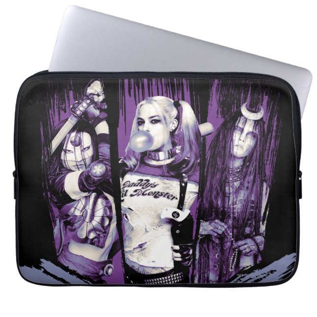 Suicide Squad | Squad Girls "In Squad We Trust" Laptop Sleeve (Framsidan)