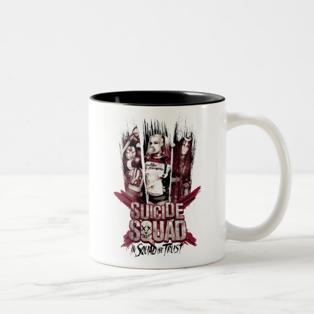Suicide Squad | Squad Girls "In Squad We Trust" Två-Tonad Mugg (Höger)