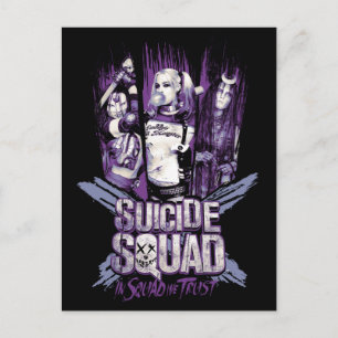 Suicide Squad Squad Girls "In Squad We Trust" Vykort