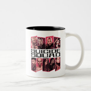 Suicide Squad   Task Force X Group Emblem Två-Tonad Mugg