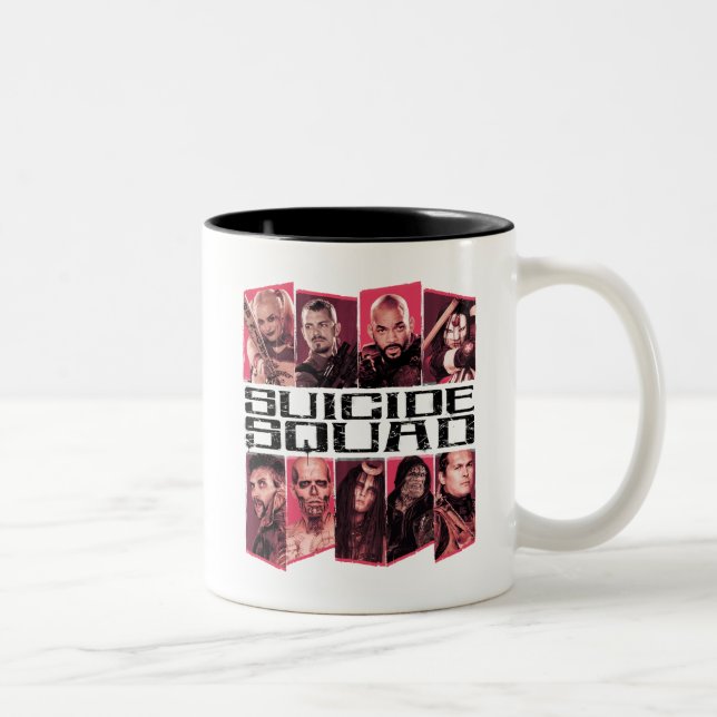Suicide Squad | Task Force X Group Emblem Två-Tonad Mugg (Höger)