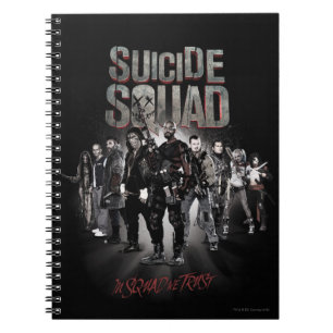 Suicide Squad Task Force X Lineup Anteckningsbok