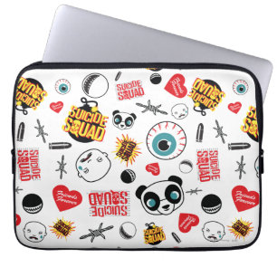 Suicide Squad   Vänner över Mönster Laptop Sleeve