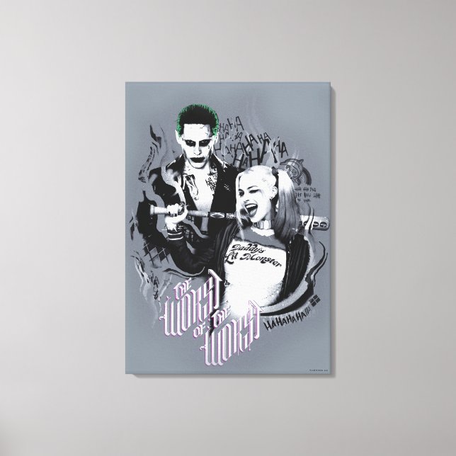 Suicide Squad | Värsta av de värsta Canvastryck (Framsida)