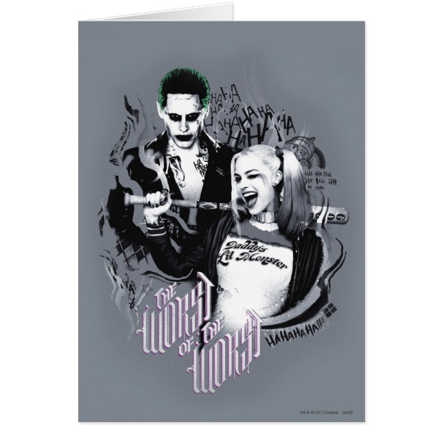 Suicide Squad | Värsta av de värsta Hälsningskort (Framsidan)