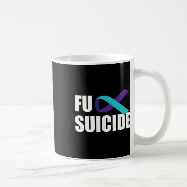 Suicide Suicide Awareness Ribbon Suicide Preventio Kaffemugg (Höger)