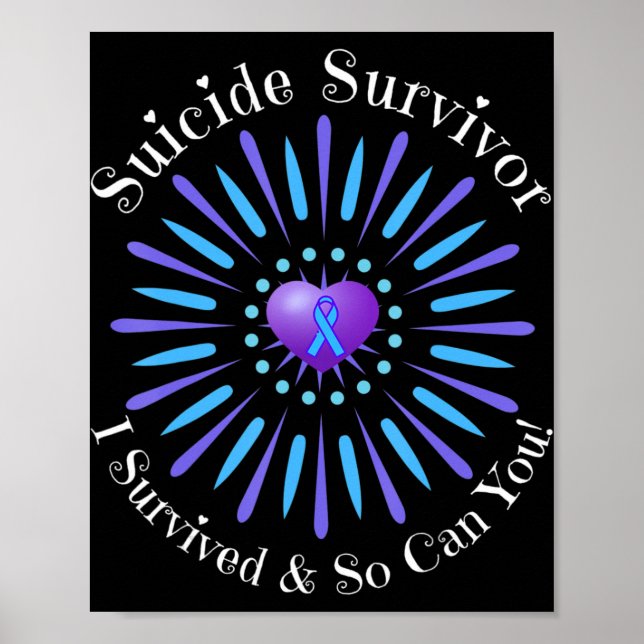 Suicide Survivor jag Överlevt, så kan du matcha Ma Poster (Framsidan)