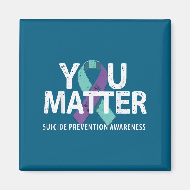 Suicides Prevention Shirts Suicide Awareness  Magnet (Framsidan)