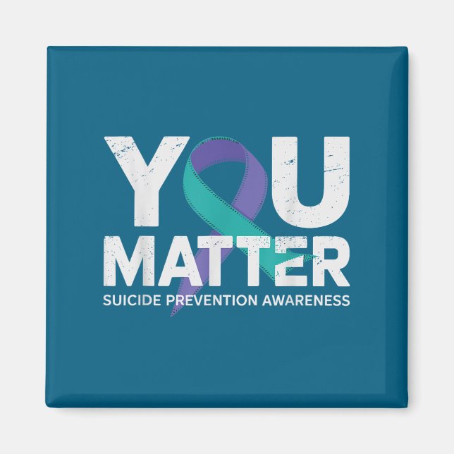 Suicides Prevention Shirts Suicide Awareness  Magnet (Framsidan)