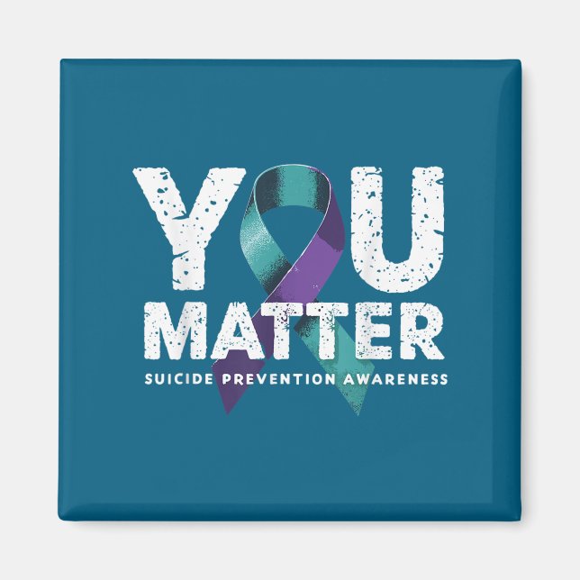 Suicides Prevention Shirts Suicide Awareness  Magnet (Framsidan)