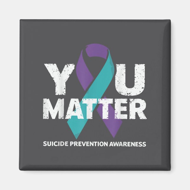 Suicides Prevention Shirts Suicide Awareness  Magnet (Framsidan)