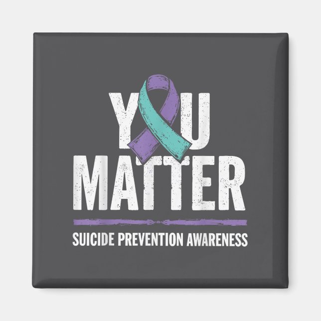 Suicides Prevention Shirts Suicide Awareness  Magnet (Framsidan)