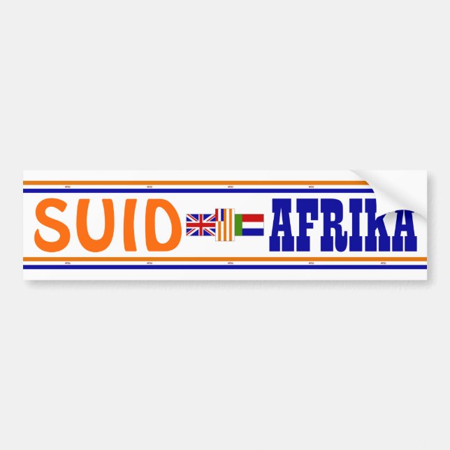 Suid-Afrika Bildekal (Framsidan)