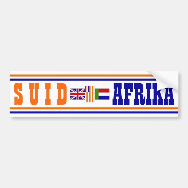 Suid-Afrika Bildekal (Framsidan)