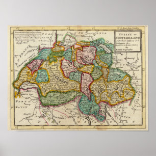 Suisse eller Schweiz Poster