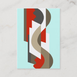 SUISSE: Moderne art déco: Sixtieskontor, tokig Visitkort