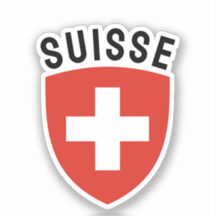 Suisse (Schweiz, Fransk) Klistermärken