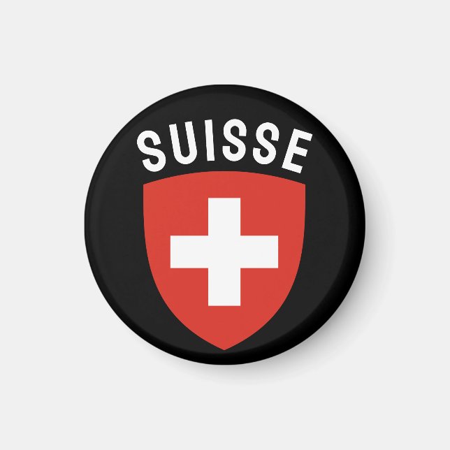 Suisse (Schweiz, Fransk) Magnet (Framsidan)