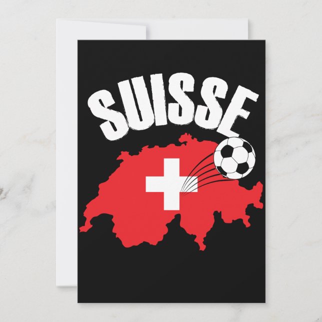 Suisse Schweiz Karta Ocer (Framsida)