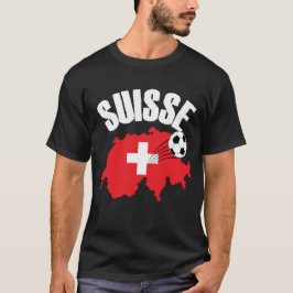 Suisse Schweiz Karta Ocer T Shirt