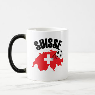 Suisse Schweiz Karta Swiss Ocer Magisk Mugg