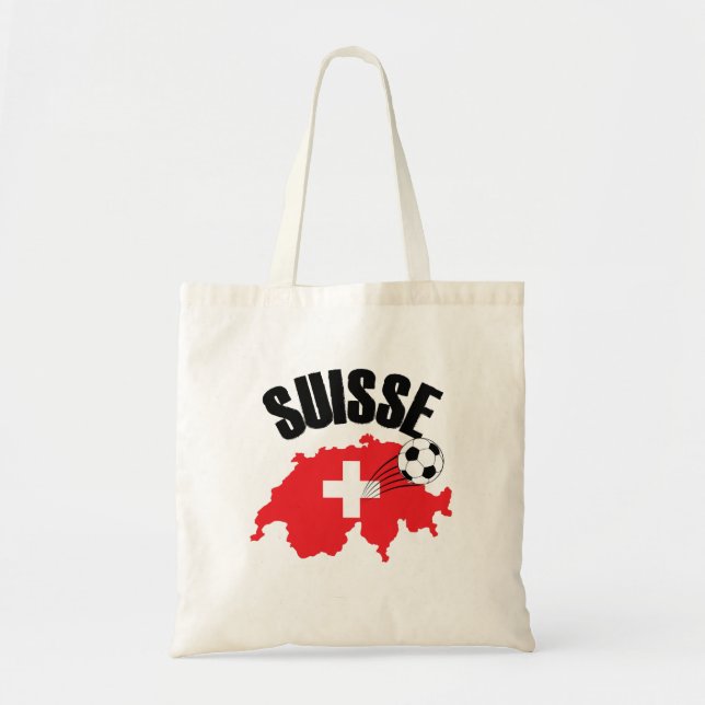 Suisse Schweiz Karta Swiss Ocer Tygkasse (Framsidan)