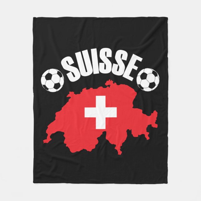 Suisse Schweiz Oceaner Fleecefilt (Framsidan)
