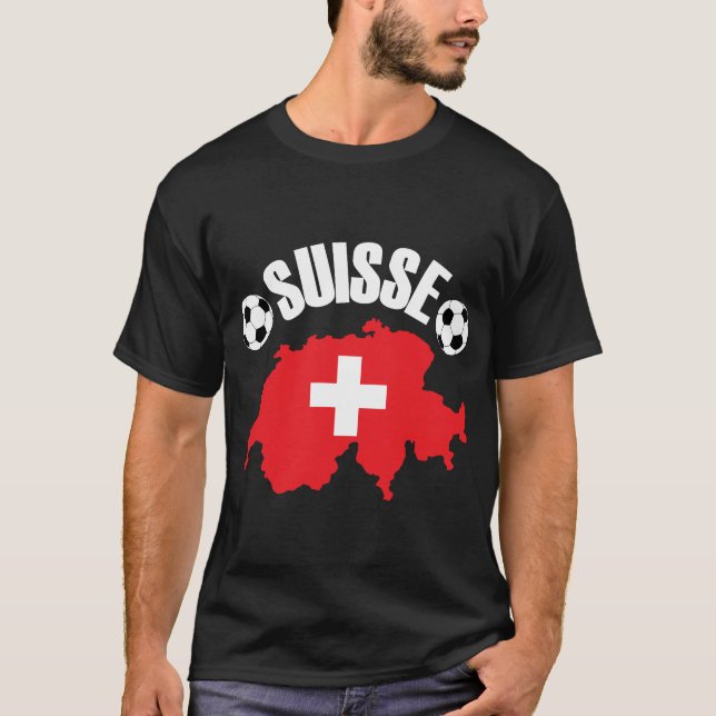 Suisse Schweiz Oceaner T Shirt (Framsida)