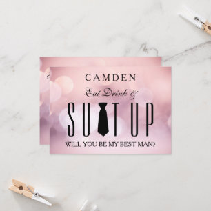 Suitup.. Du är min Bestman-inbjudan. Inbjudningar