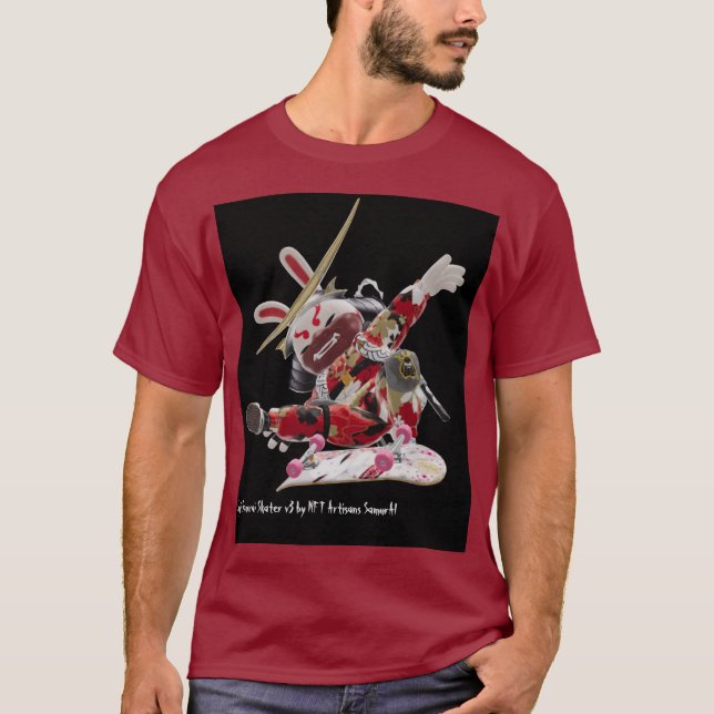 Suji Samurai Skater v3 Tri-Blend Shirt T (Framsida)