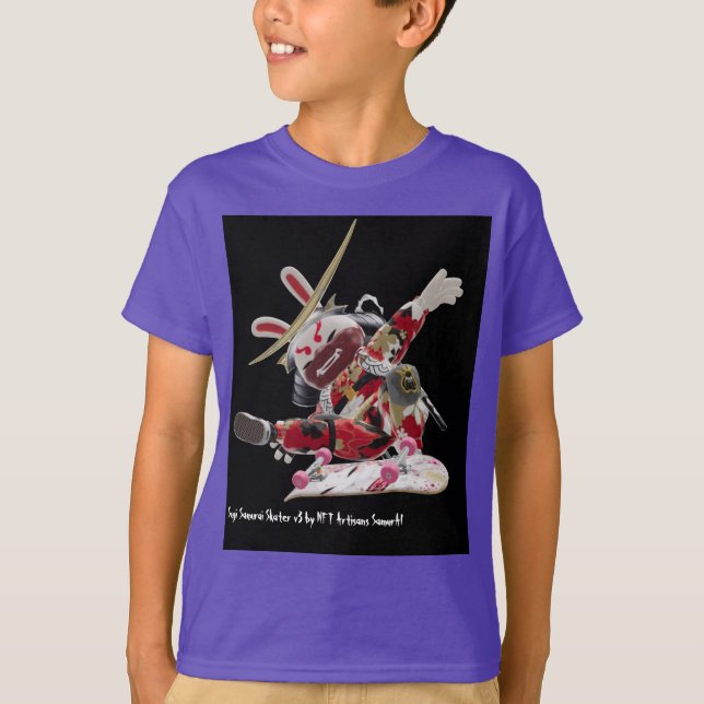 Suji Samurai Skater v3 Tri-Blend Shirt T (Framsida)
