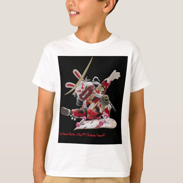 Suji Samurai Skater v3 Tri-Blend Shirt T Shirt (Framsida)