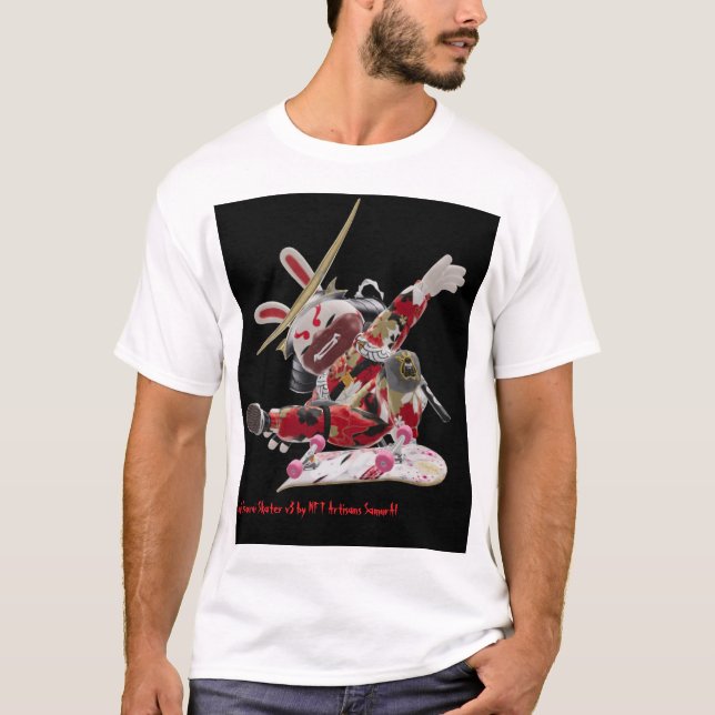Suji Samurai Skater v3 Tri-Blend Shirt T Shirt (Framsida)