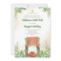 Sukhmani Path inbjudan & Digital Akhand path inbju