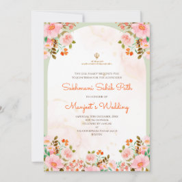 Sukhmani path inbjuder som Akhand Path inbjudninga Inbjudningar