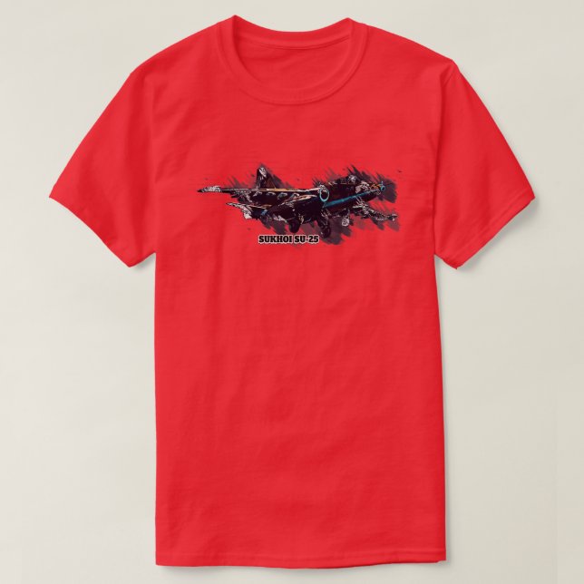 Sukhoi Su25 1 T Shirt (Design framsida)
