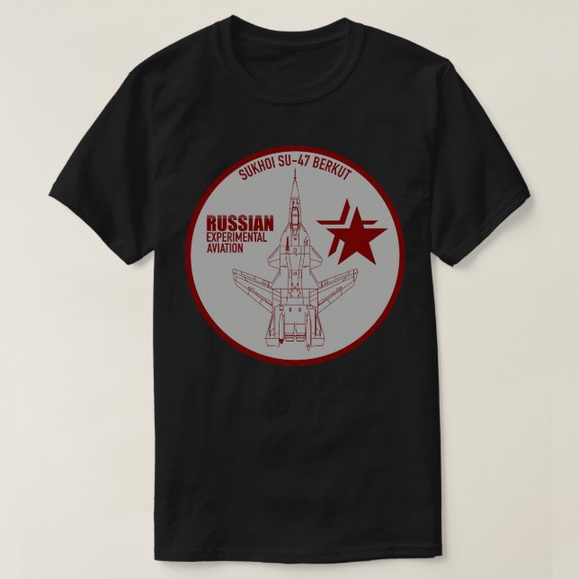 Sukhoi Su47 Berkut 6 T Shirt (Design framsida)