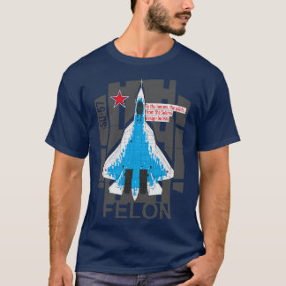 Sukhoi Su57 Rysk multirollkämpe T Shirt