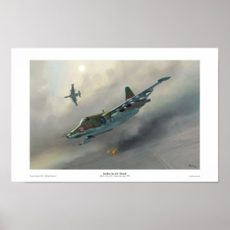 Sukhoi Su-25 "Grach" Poster