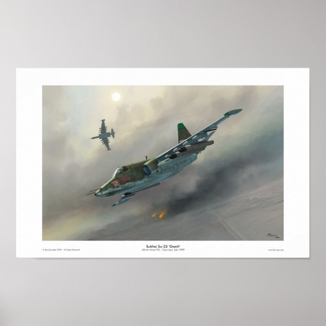 Sukhoi Su-25 "Grach" Poster (Framsidan)