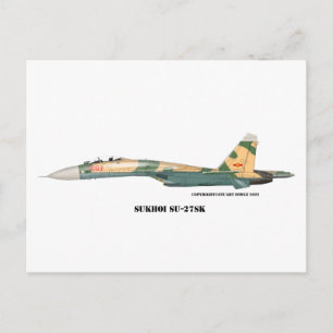Sukhoi SU-27SK Flanker Vykort